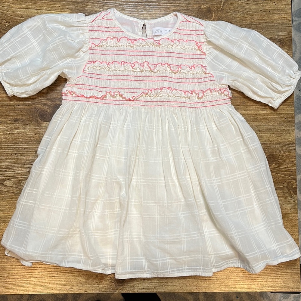 Zara toddler girls spring dress